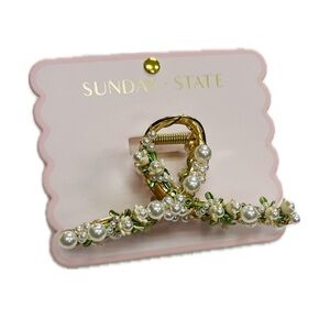 NWT ⚜️💚⚜️ Sunday State Gorgeous Fairy Hair Claw Clip